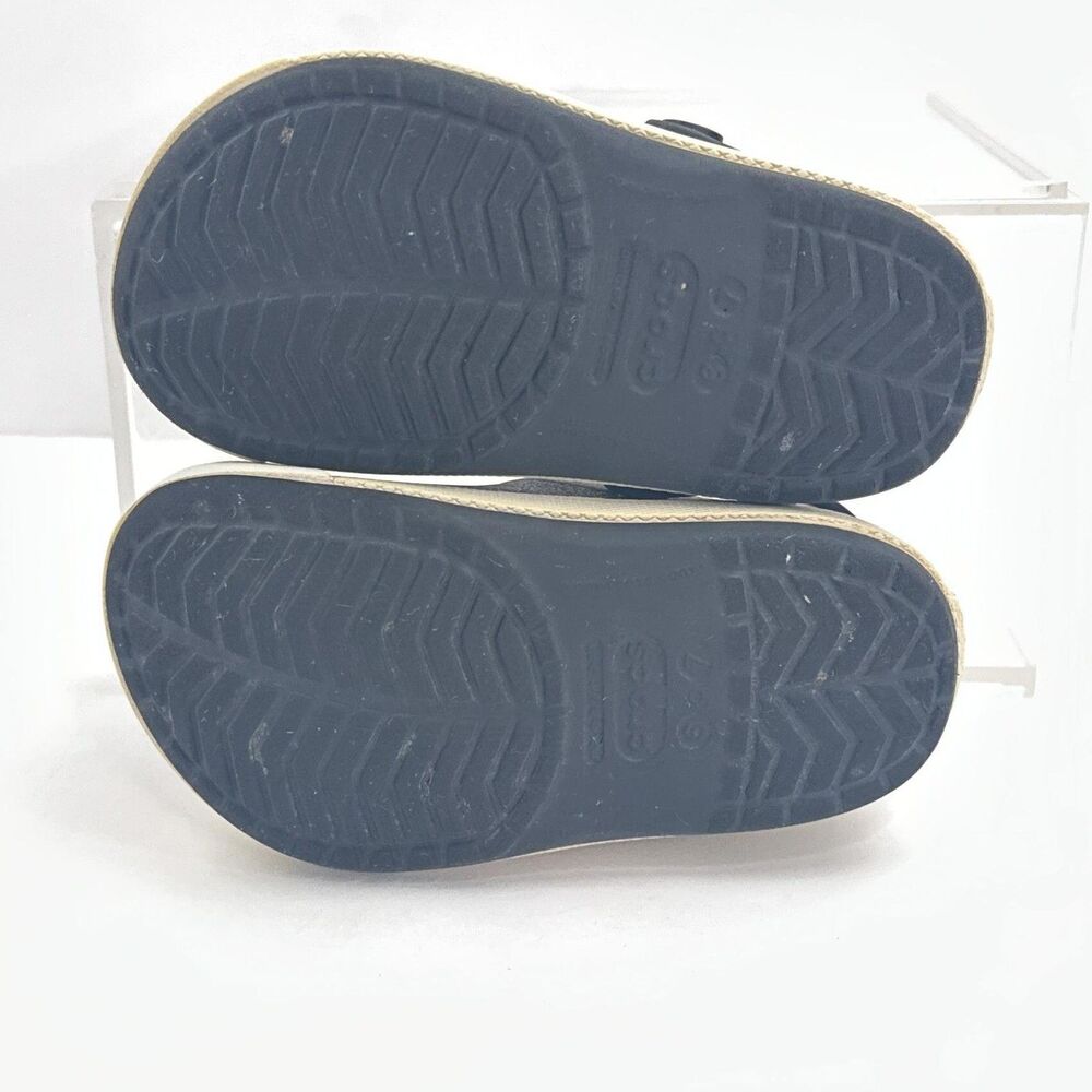 Crocs Crocband Clogs Kids Size 6 7 Navy Slip On Sandals Casual Comfort - Picture 4 of 10